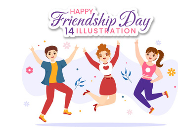 14 Happy Friendship Day Illustration preview picture