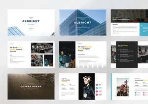 Albright - Social Media Keynote Template