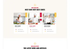 Restaurant PSD Template