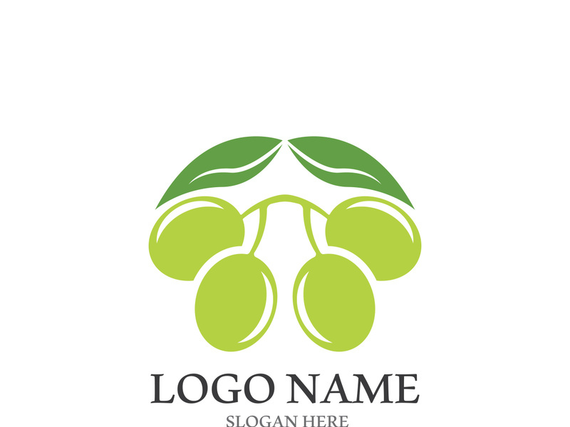 olive icon vector illustration design template
