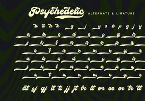 Psychedelic - Groovy Font