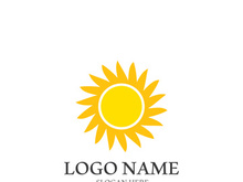 Sun vector illustration icon logo template design