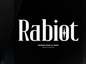 Rabiot | Modern Display Serif preview picture