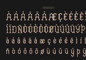 Quick Oge | Blackletter Typeface