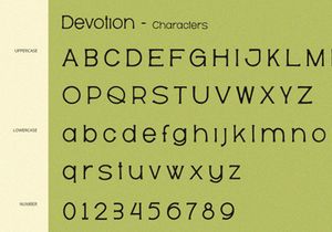 Devotion - Rough Serif