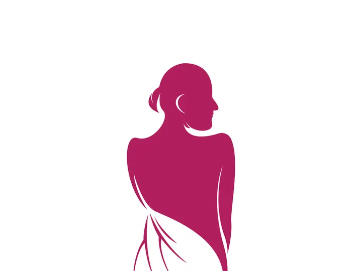 Beauty Lactating Mom Baby logo illustration