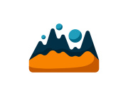 Physics Waves Flat illustrations