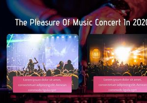 Glowfest Music PowerPoint Template