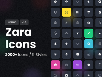 Zara 2000+ Icons Pack preview picture