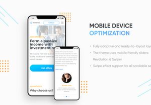 Investab | Consulting Investments PSD Figma Template