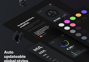 Onix Blockchain Landing Page UI Design Kit