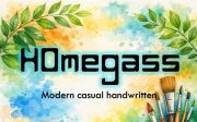 HOmegass – Modern Casual Handwritten Font (TTF)