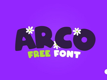 Arco Free Font preview picture