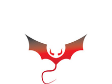 Devil horn Vector icon design illustration Template