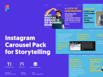 Instagram Carousel Pack for Storytel