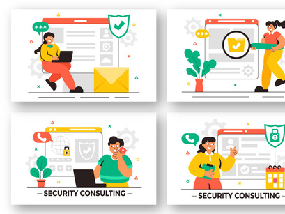 11 Security Consulting Illustration