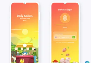Buy Meat Products Online Shop Mobile App UI Kit