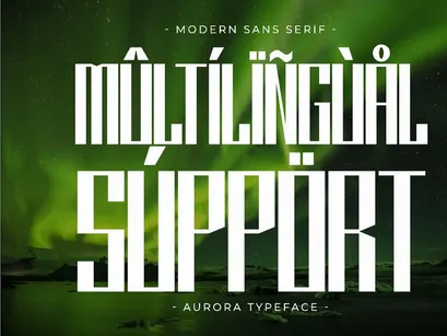 Aurora - Condensed Sans Serif