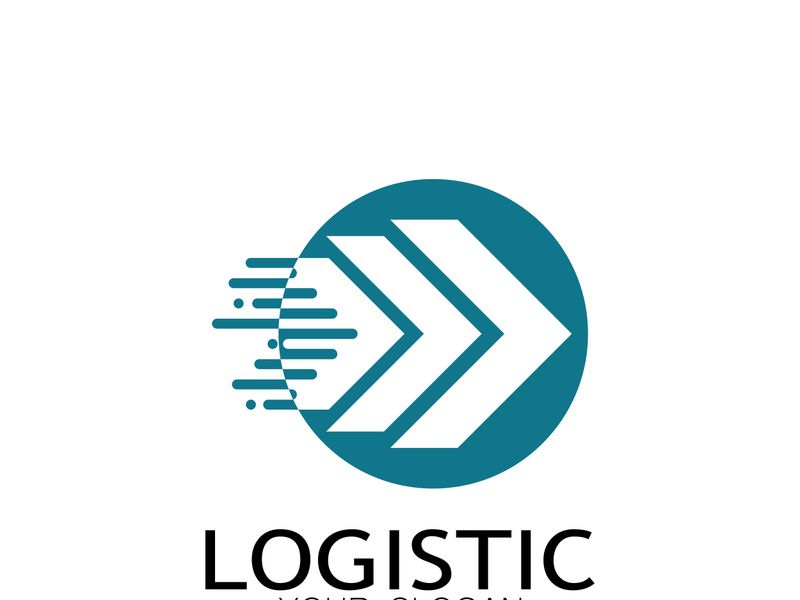 logistics logo icon illustration vector design  distribution symbol  delivery of goods  economy  finance