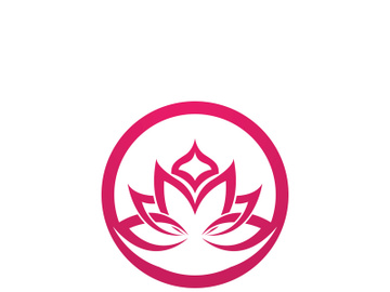 Beauty Vector lotus flowers design logo Template icon preview picture