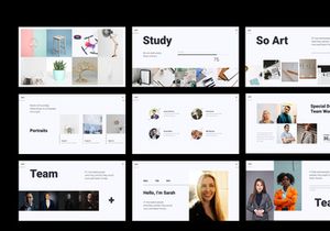 LINEO - Minimal Animated Google Slide Template
