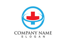 Cross Medical Logo template vector illustration