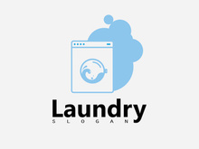 Laundry Washing Machine Logo