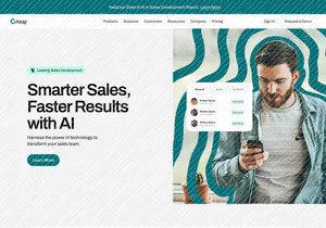 Group - Saas Website Landing Page