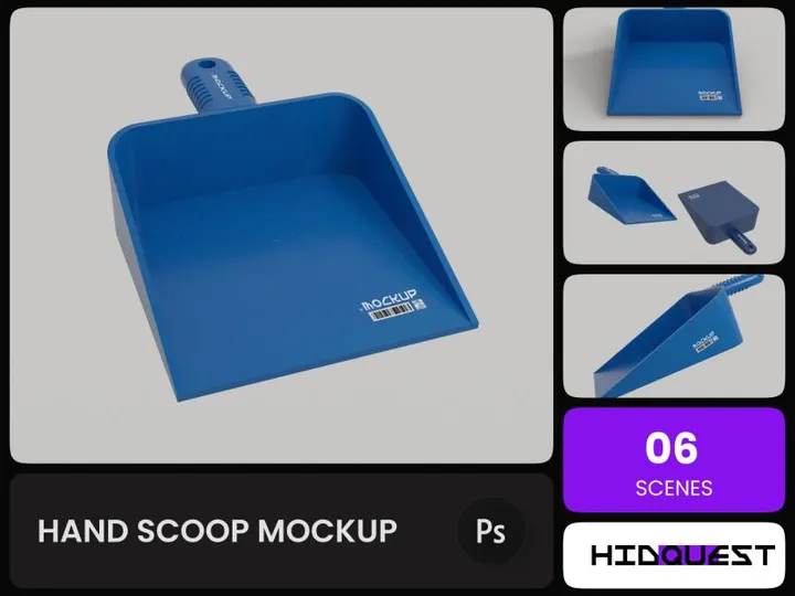 Hand Scoop Mockup