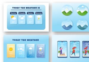 11 Types of Weather Conditions Illustration