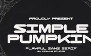 Simple Pumpkin - Playful Sans Serif