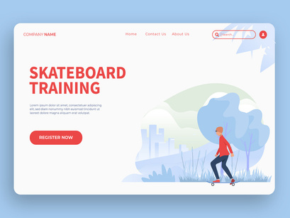 [Vol. 10] Outdoor Activity - Landing Page Illustration
