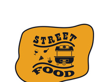 Street Food Chalk Handwriting Typography for Restaurant Street Food Chalk Handwriting Typography for Restaurant