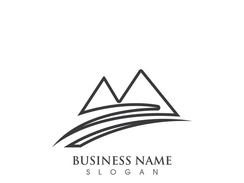 Mountain icon Logo Template Vector illustration design