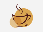 Coffee cup Logo  coffee shop vector icon design