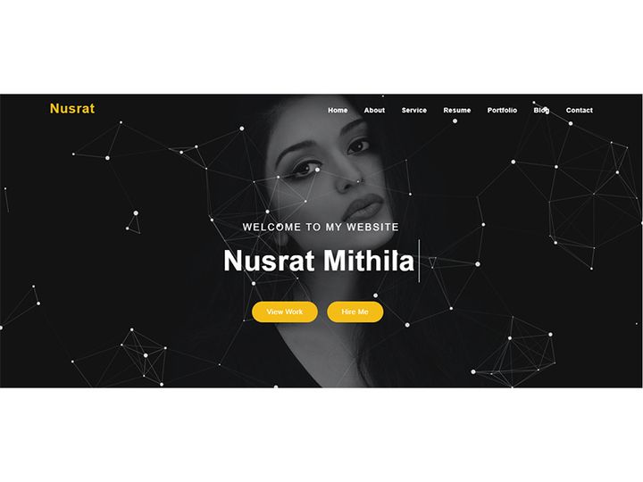 Personal Portfolio Website Template