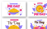 11 National Pie Day Illustration