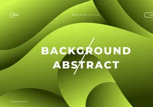Vibrant Green Background Abstract