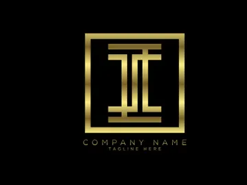 Luxury golden color line letter, Graphic Alphabet Symbol for Corporate Business Identity preview picture