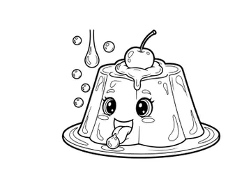Melting ice cream character sad vector illustration preview picture