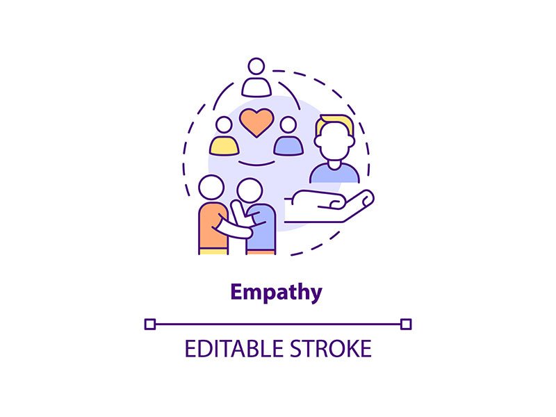 Empathy concept icon
