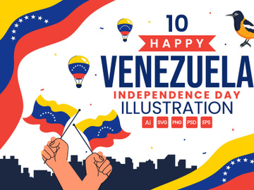 10 Venezuela Independence Day Illustration preview picture