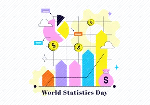 10 World Statistics Day Illustration