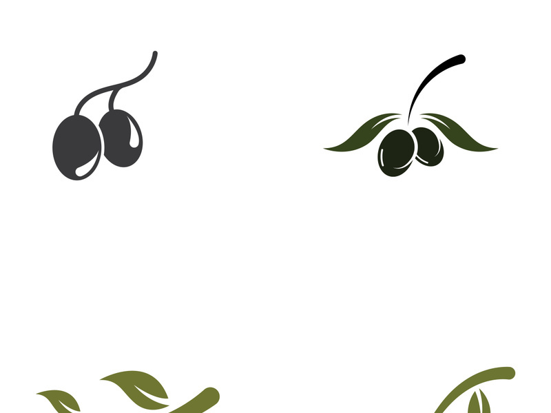 Olive fruit logo design.