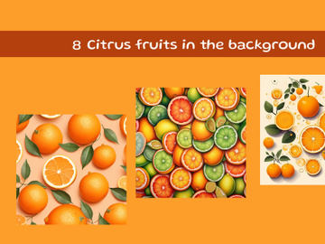 Citrus fruits with background preview picture