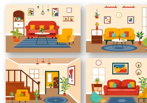 12 Home Decor Illustration