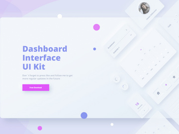 Free Dashboard UI Kit preview picture