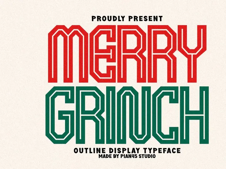 Merry Grinch - Outline Display