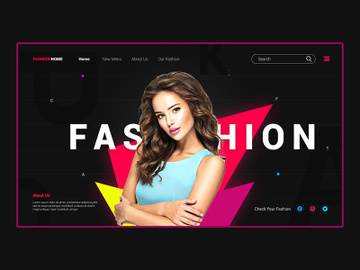 Fashion Home Landing Page preview picture