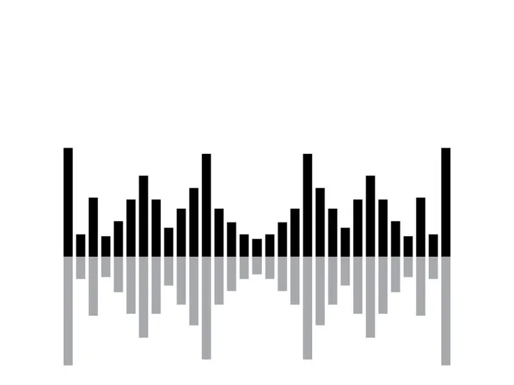 Equalizer Sound waves vector illustration design template